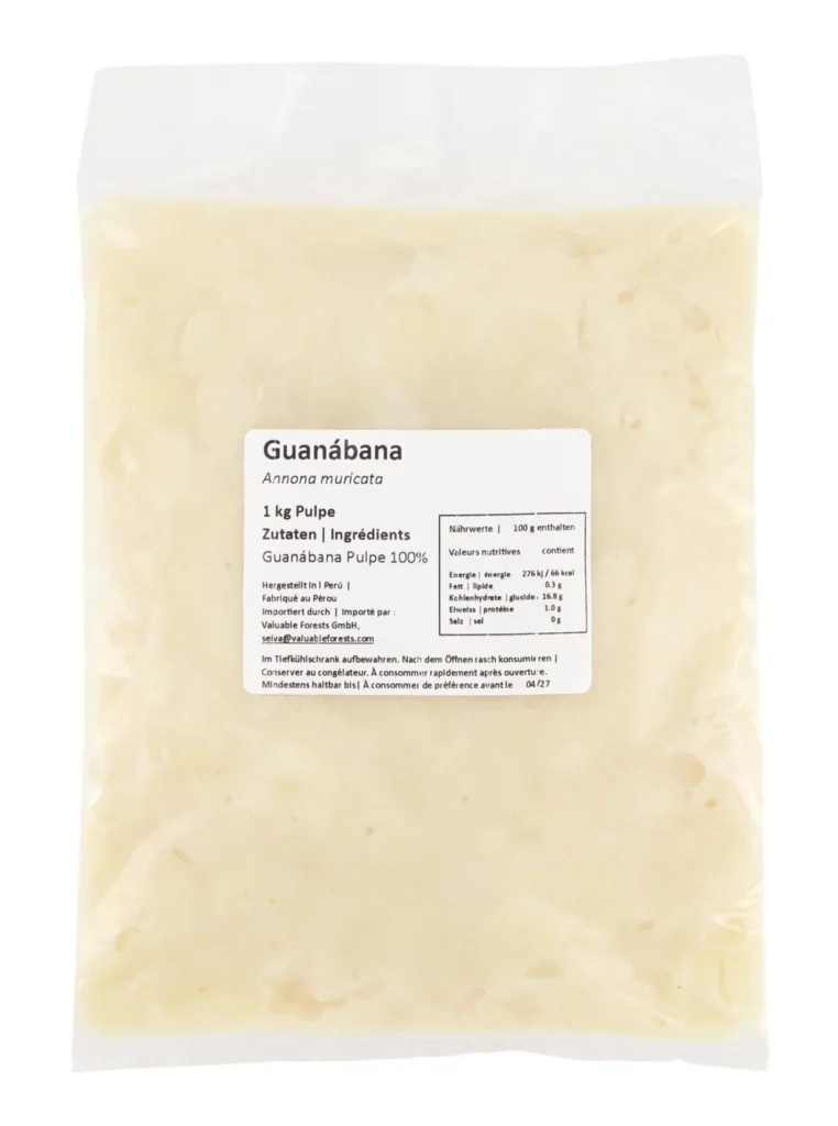 Premium Guanabana puree from the Peruvian Amazon