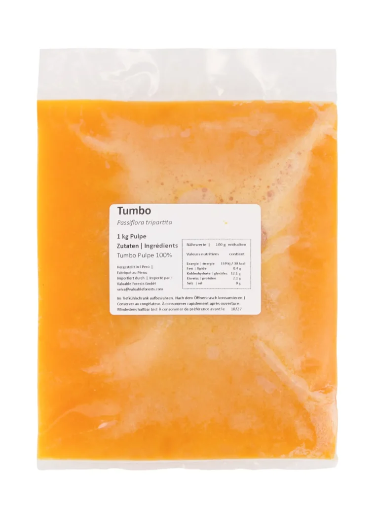 Premium Tumbo puree from the Peruvian Andes